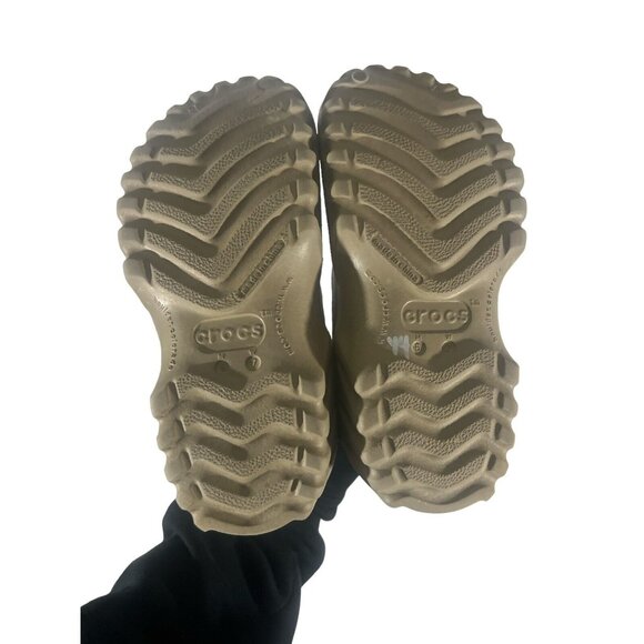 Crocs Axel Islander Lace Up Shoes Unisex Mens 6 Womens 7 Tan Leather Duck Boot main image 4